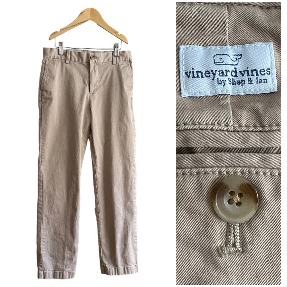Vineyard Vines Tan Khaki Breaker Pants